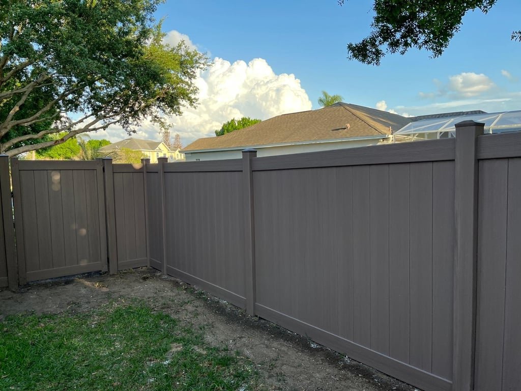Fence installed for James Lamontanaro
